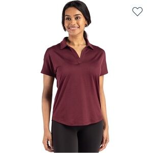 Cutter & Buck Burgundy Polo Shirt